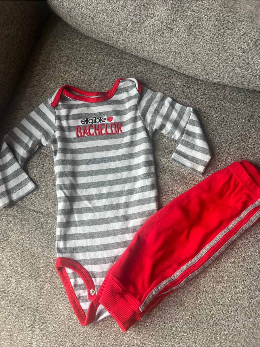 Valentine’s Day 12 month outfit set